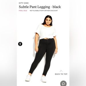 Black Pants - women’s plus size - City Chic